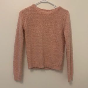 Pink light sweater
